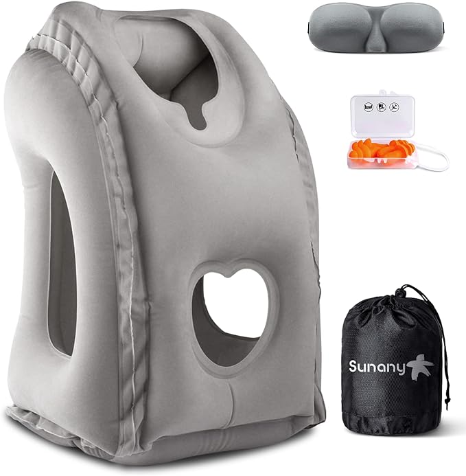 Sunany Travel Pillow, Inflatable Neck Pillow Used by Sunany