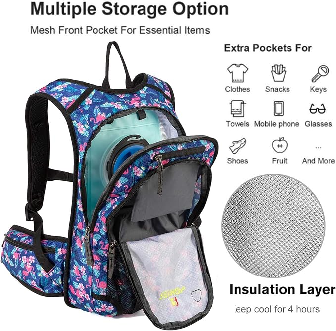 Hydration Pack Backpack with 3L Water Bladder - Image 3