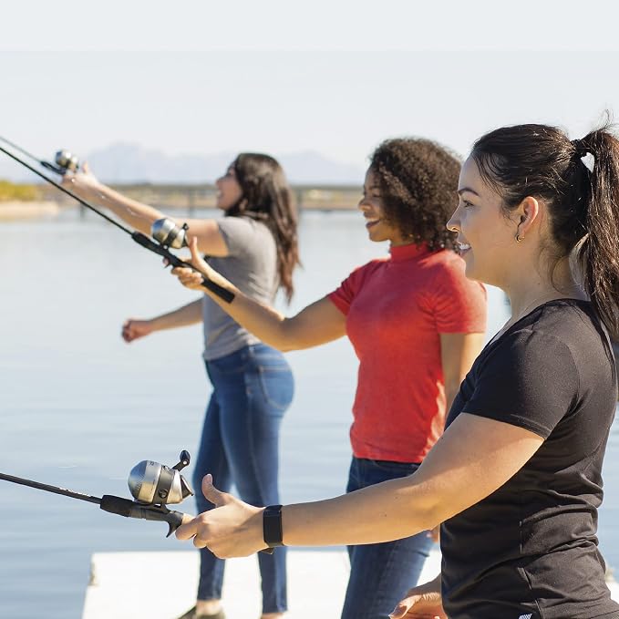 Zebco 33 Spinning Reel and Telescopic Fishing Rod Combo - Image 9