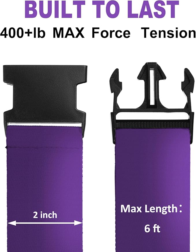 Luggage Straps for Suitcases TSA Approved Travel Belt 4 Pack by Chelmon - Image 2