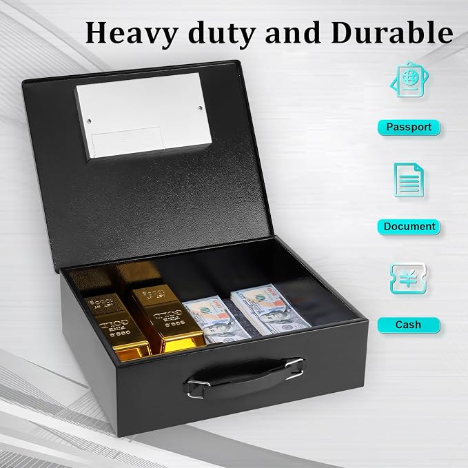 Dalmbox Portable Metal Safe Box - Image 6