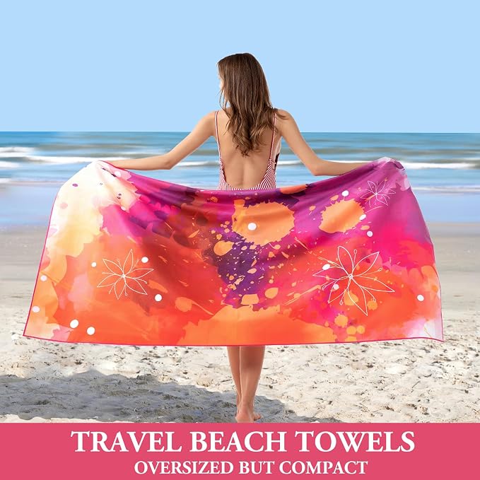 Your Choice Microfiber Quick Dry Sand-Free Beach Towel - Image 6