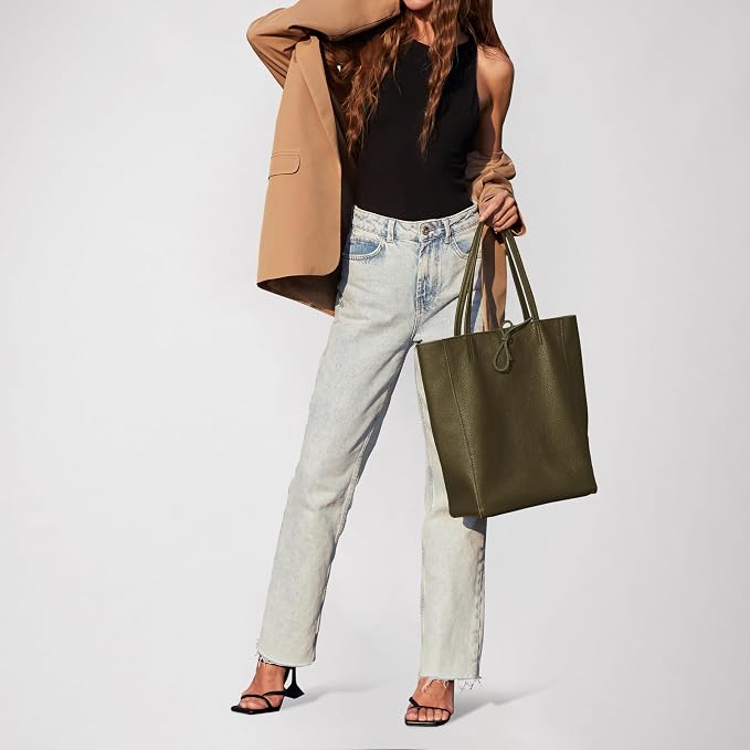 Italian Calf Leather Tote for Women - Image 6
