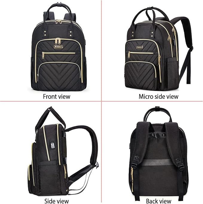 Travel Laptop Backpack for Women, School Backpack for Teens, 15.6 Inch Work - Image 7