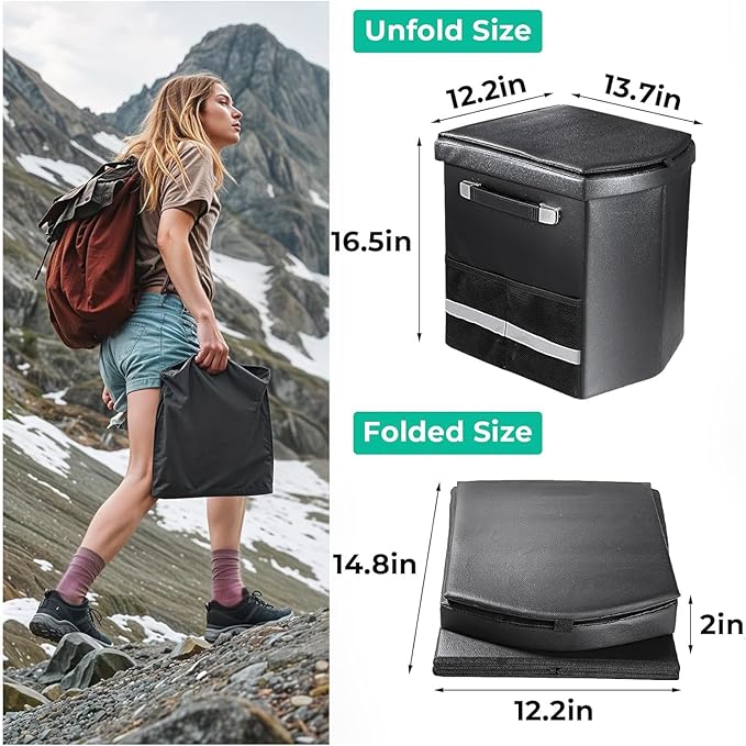 2025 Upgraded 16.5'' XL Portable Toilet - Image 3