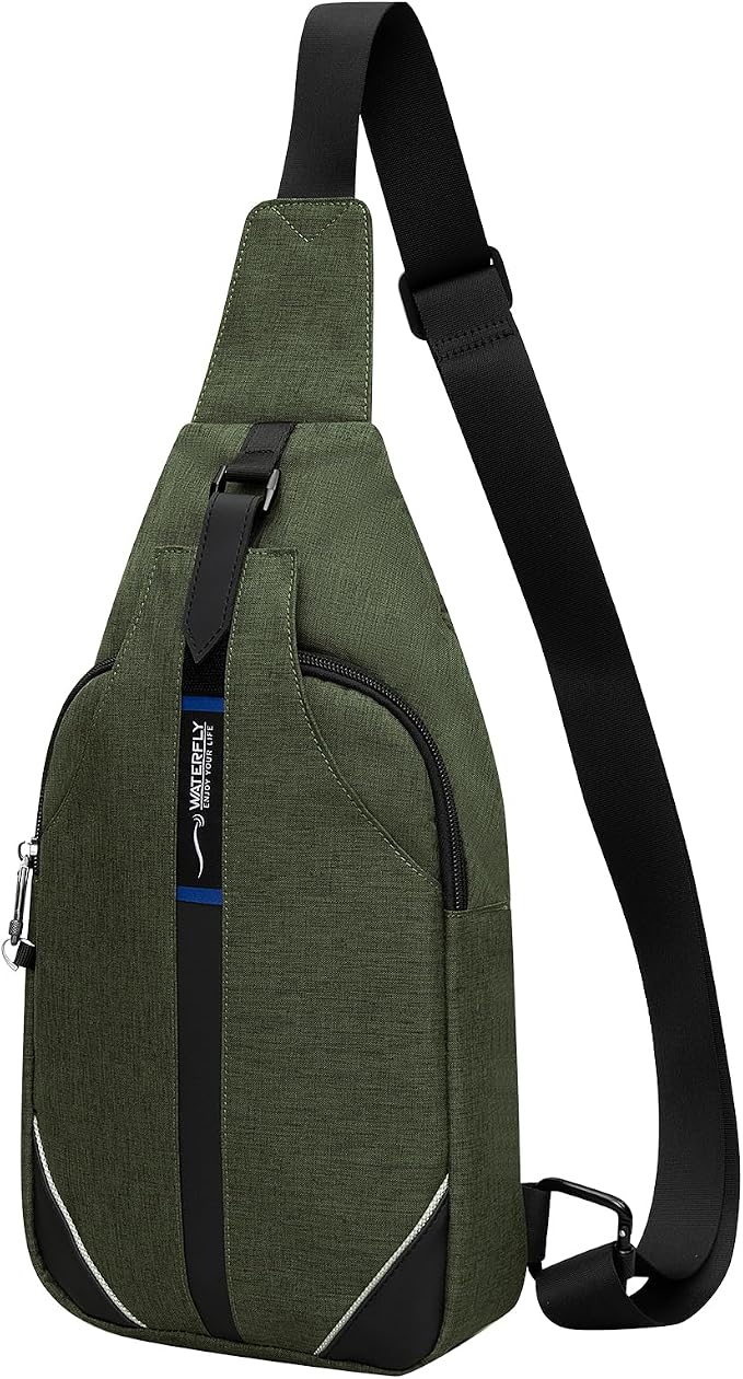 WATERFLY Small Crossbody Sling Backpack Anti Theft Backpack by Waterfly