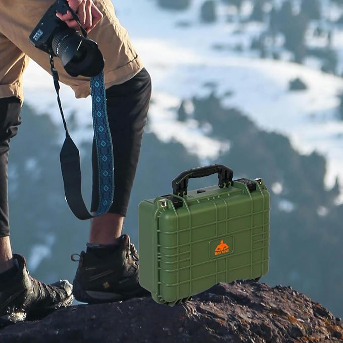 16x 12.8x 6.8 Inch Hard Case, Portable Weather Waterproof Protective Camera Case - Image 7