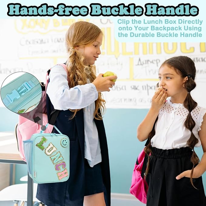 FlowFly Lunch box Insulated Soft Bag Mini Cooler Back to School Thermal Meal - Image 2