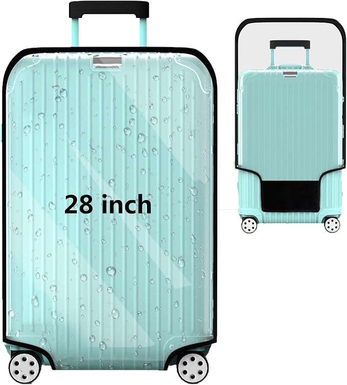 Suitcase Covers For Luggage, 28 Inch Clear PVC Luggage Covers Protector Full by YHOUSE