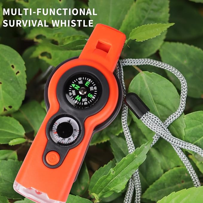 Emergency Survival Function Whistle, Outdoor Multifunctional Tool Safety Whistle - Image 8
