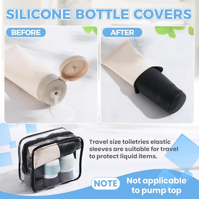 16Pack Travel Bottles for Toiletries, TSA Approved Travel Size Toiletries - Image 6