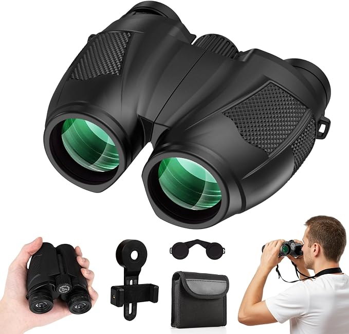 12x30 Compact Binoculars for Adults and Kids, High Power Lightweight Small by binoculars
