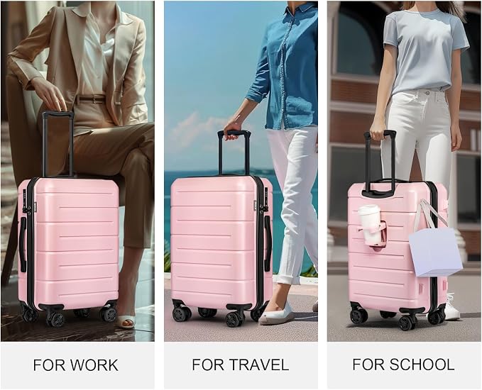 KYME Luggage Sets 2 Piece Hardshell 22"/26" Suitcase - Image 8