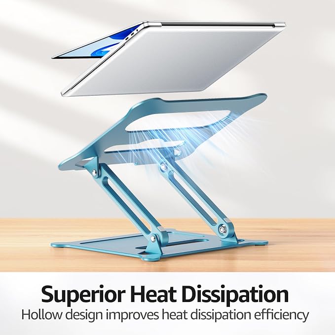Urmust Laptop Notebook Stand Holder Adjustable Ultrabook Stand Riser Portable - Image 6