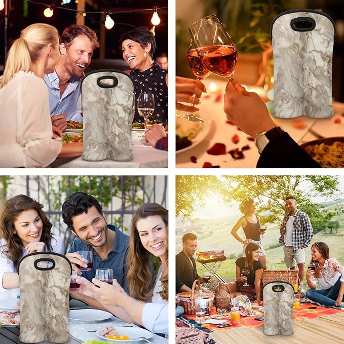 Wine Carrier Tote Personalized Bag - Image 7