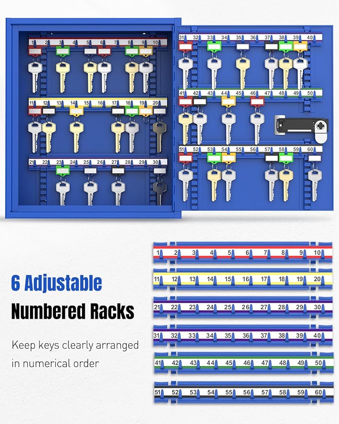 Uniclife 60 Keys Key Lock Box - Image 6