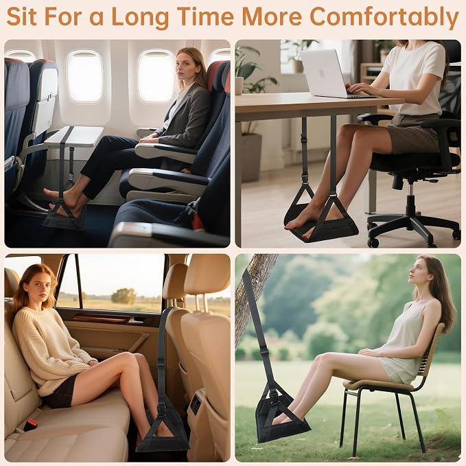 KENTIX Airplane Foot Rest Hammock - Image 5