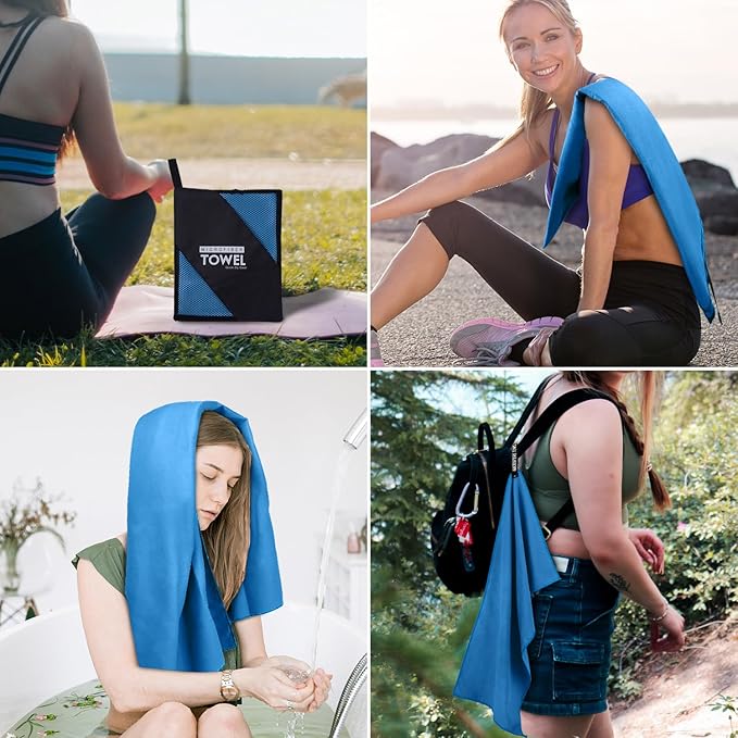 Microfiber Travel Towel, Soft Lightweight Quick Dry Towel, Super Absorbent - Image 6