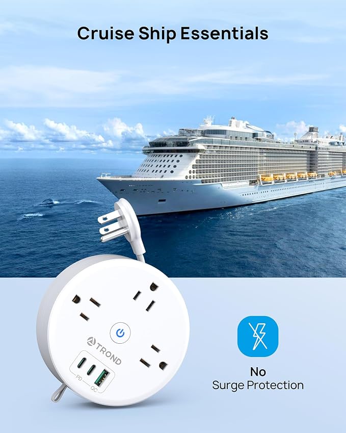 TROND 20W USB C Travel Power Strip - Image 5