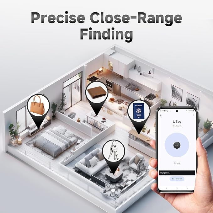 LiTag - Bluetooth Tracker for Android Phones. Google Certified Item Locator. - Image 3