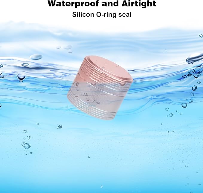 Portable Metal Pill Box Single Waterproof Pill Case - Image 4
