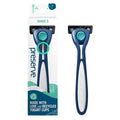 Preserve Shave 5 Five Blade Refillable Razor, Made from Recycled Materials by Preserve