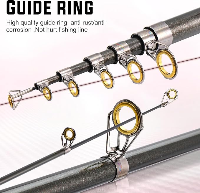 Sougayilang Portable Telescopic Fishing Rod - Image 3