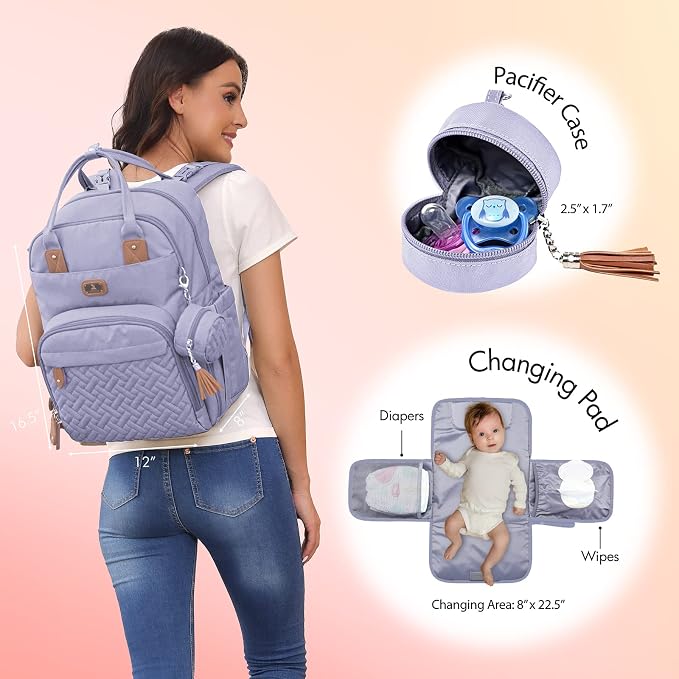 Dikaslon Diaper Bag Backpack - Image 2