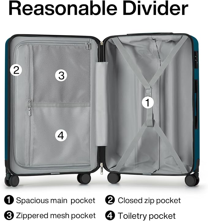 Hanke Luggage Sets 2 piece Carry On Luggage - Image 5