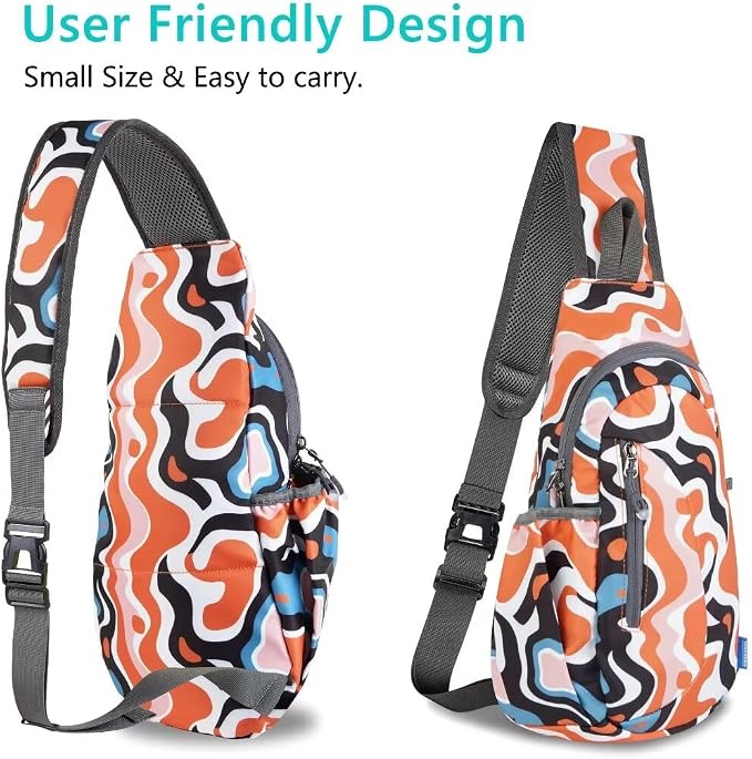 TITECOUGO Small Sling Bag, Lightweight Crossbody Backpack - Image 3