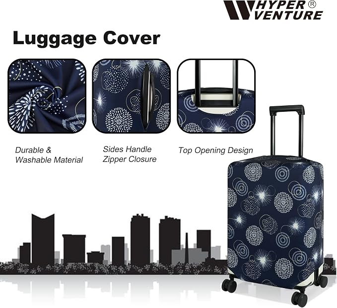 HYPER VENTURE Washable Luggage Cover - Image 2