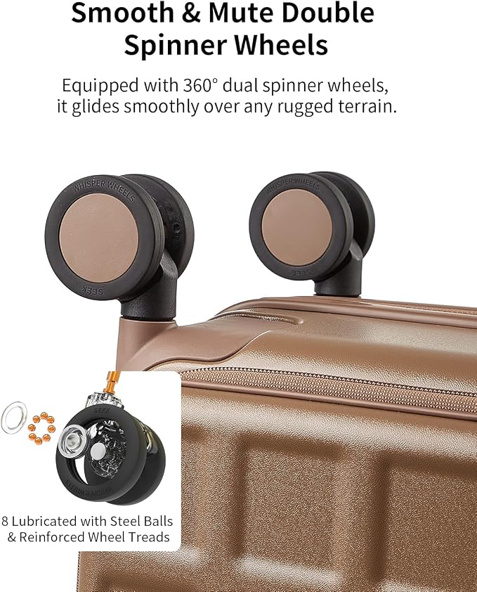 aji Expandable Top Opening 26 Inch Checked Luggage - Image 8