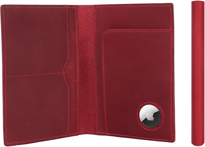 STAR VISTA Albatross Leather Travel Passport Holder, Minimalist Design by STARVISTA