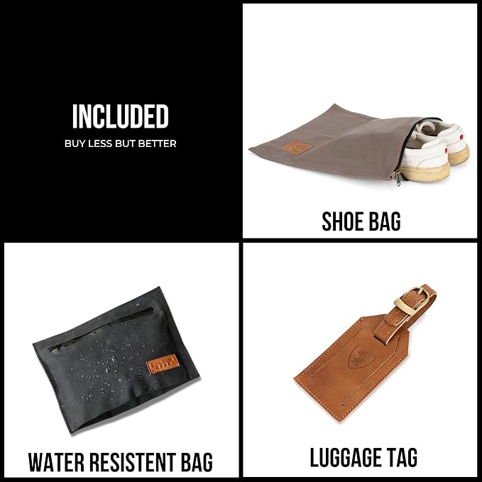 Berliner Bags Vintage Genuine Leather Duffle Denver XL - Image 9