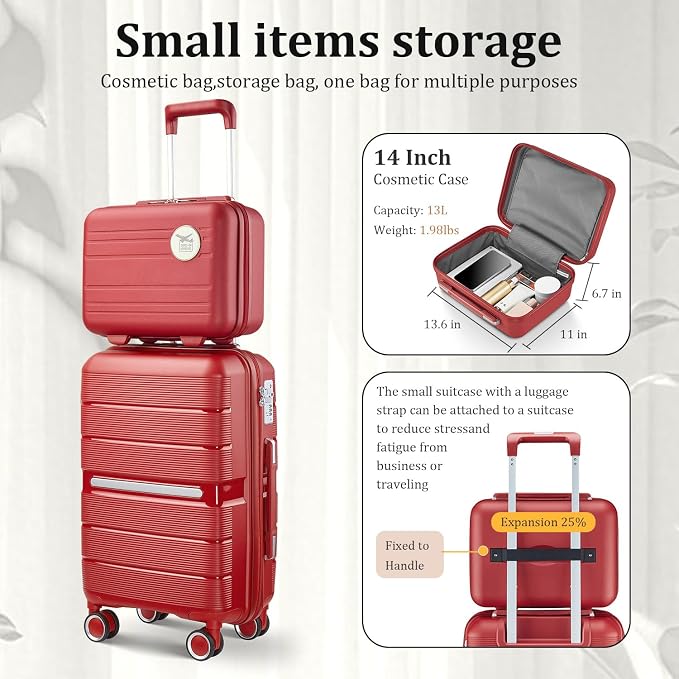 4-Piece Hardshell Luggage Set - Image 6