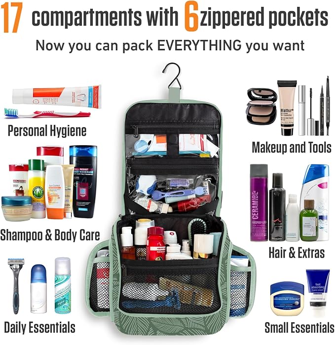 VENTURE 4TH Hanging Travel Toiletry Bag - Image 3