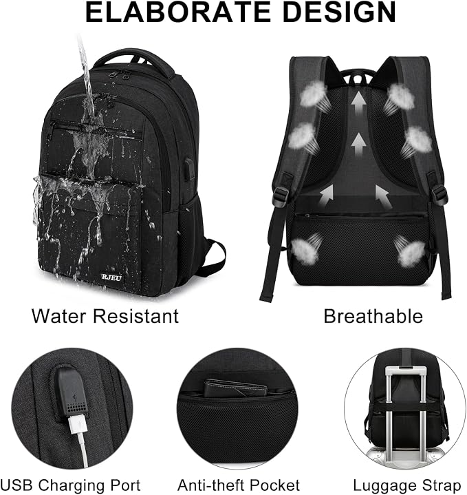 School Backpack for Teen Boys & College Students - Image 5