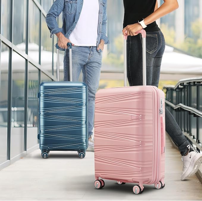 4-Piece Expandable Hardshell Luggage Set - Image 7