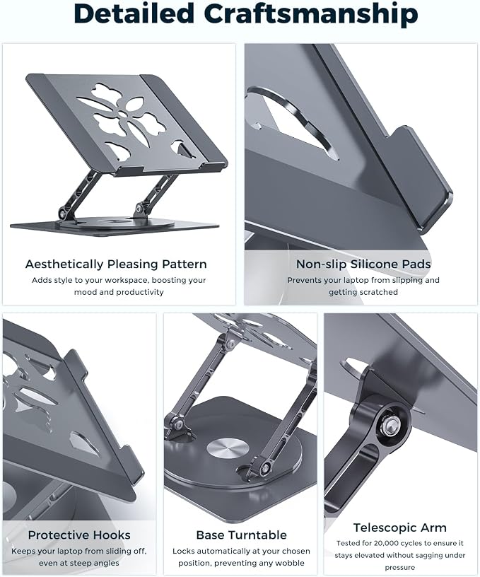 Adjustable Laptop Stand for Desk - Image 7