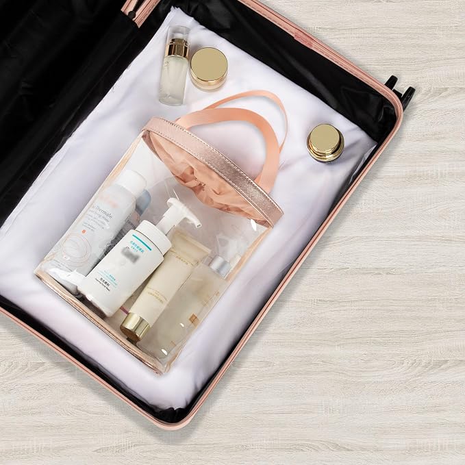 Clear Makeup Bag, Travel Toiletry Bag - Image 6