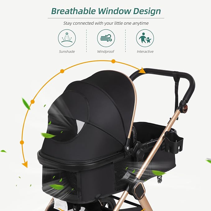 6-in-1 Convertible Baby Stroller - Image 6