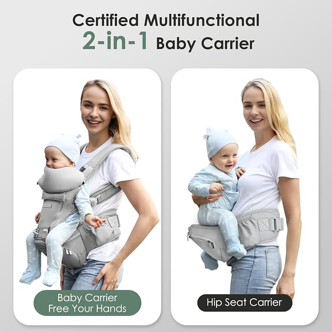 FRUITEAM Baby Carrier Newborn to Toddler- Safety - Image 6