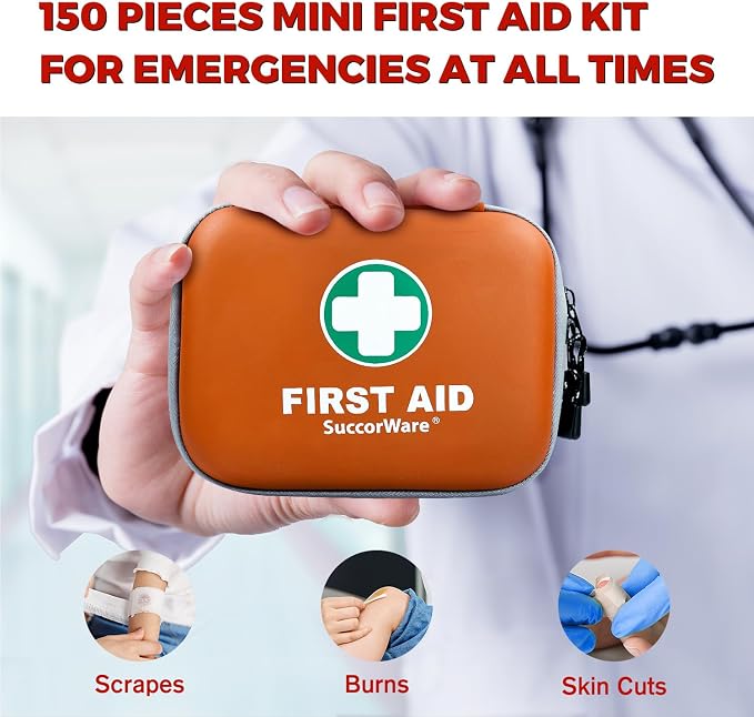 150 Pieces Mini First Aid Kit - Image 5