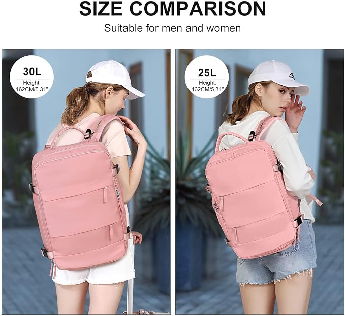 coowoz Large Travel Backpack For Women Men, Carry On Backpack, Hiking Backpack - Image 8