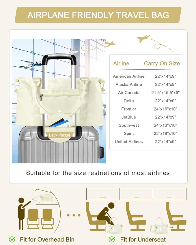Initial Travel Duffel Bag Sports Gym Bag - Image 8