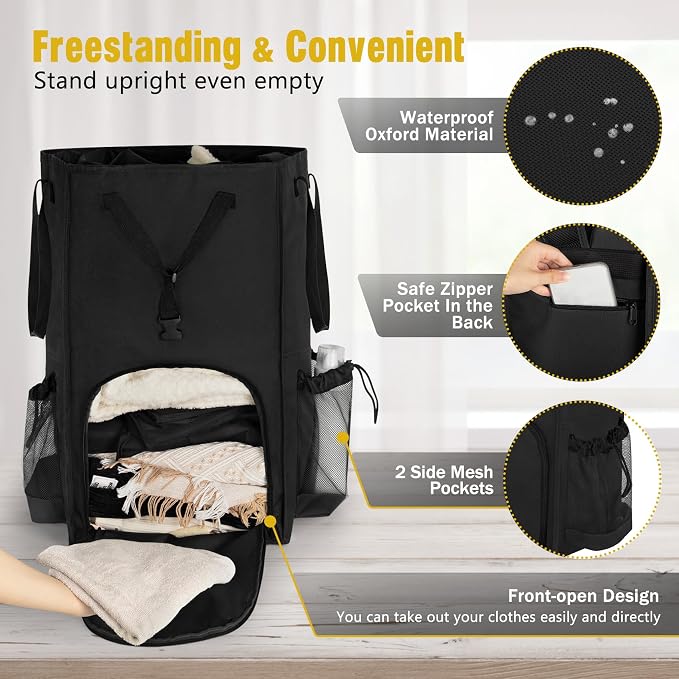 Laundry Bag Backpack Extra Large, 110L Laundry Backpack Heavy Duty - Image 5
