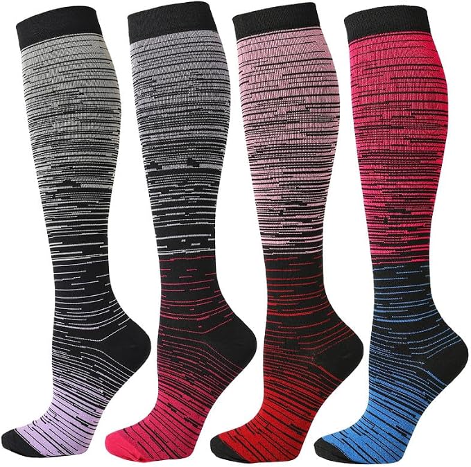 Kickticks 4 Pairs Compression Socks by Kickticks