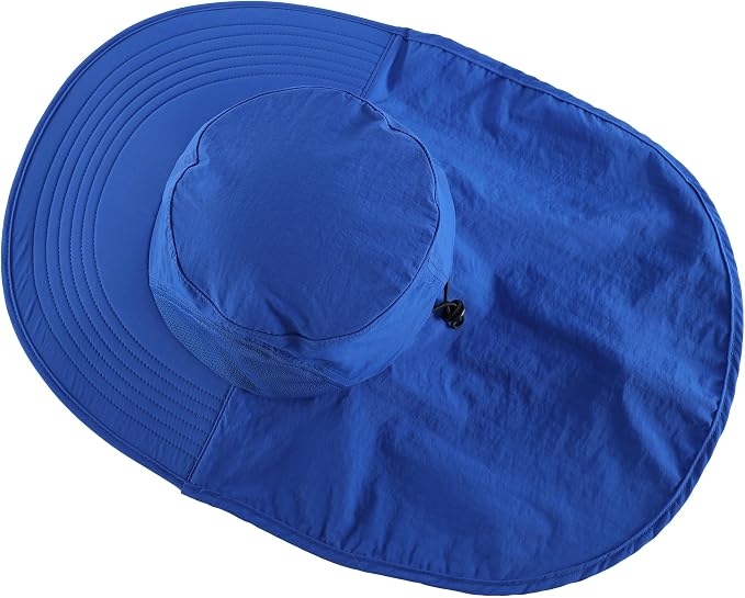 Home Prefer Outdoor UPF50+ Sun Hat Wide Brim Mesh Fishing Hat - Image 5