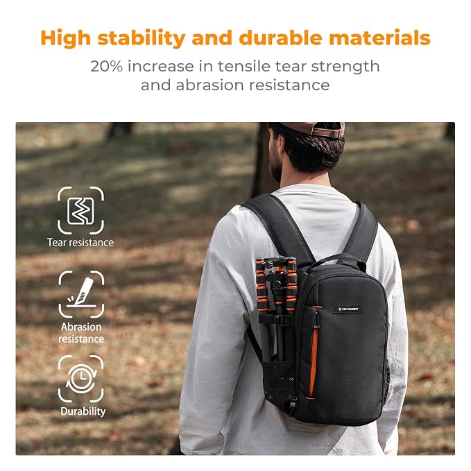 K&F Concept Camera Backpack for Photographers Photography Camera Bag - Image 3