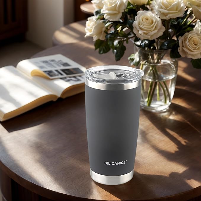 Gray The Only Soft Touch 20oz Stainless Steel Insulated Tumbler - Image 4